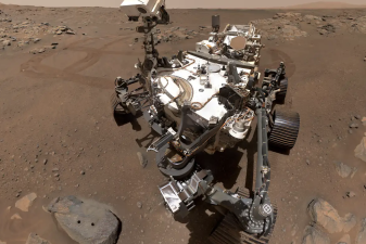 An image of the Mars rover Perseverance.
